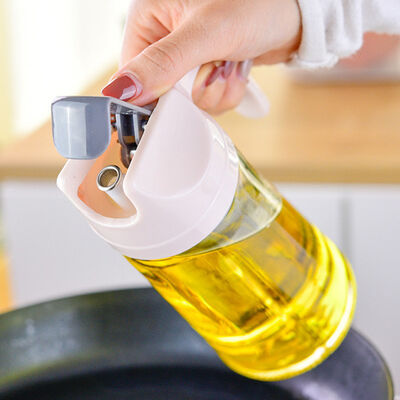 Auto punho de Flip Olive Oil Dispenser Bottle On-Slip para o cozimento da cozinha