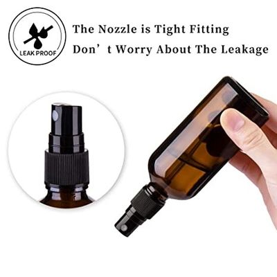 30ml 50ml 100ml Amber Glass Spray Bottles para a garrafa do pulverizador da névoa dos óleos essenciais