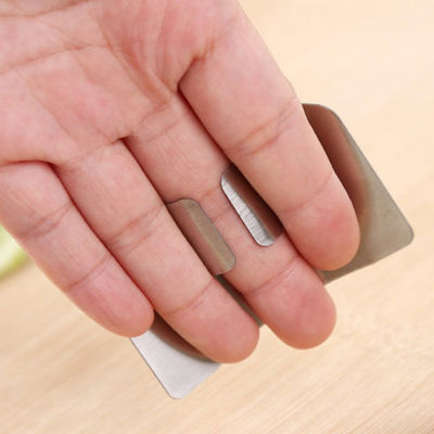 Protetor seguro From Kitchen Knife do protetor de aço inoxidável da mão do dedo 6.5x4.5cm