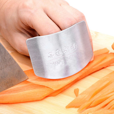 Protetor seguro From Kitchen Knife do protetor de aço inoxidável da mão do dedo 6.5x4.5cm