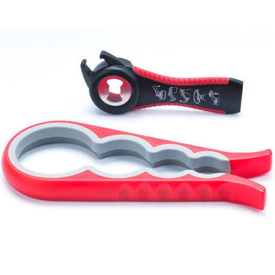 5 em 1 multi função podem jogo do abridor de garrafa do abridor com punho do silicone