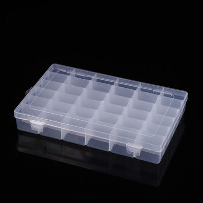Joia plástica clara de Box For Storage do organizador de 36 grades
