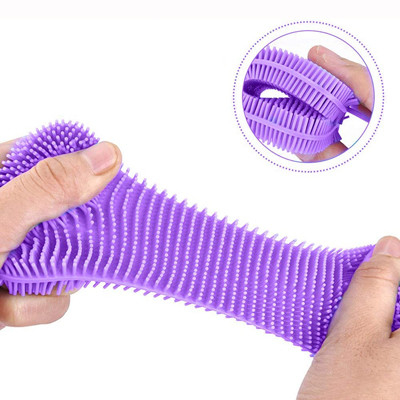 O prato multicolorido do silicone do produto comestível limpa para a cozinha