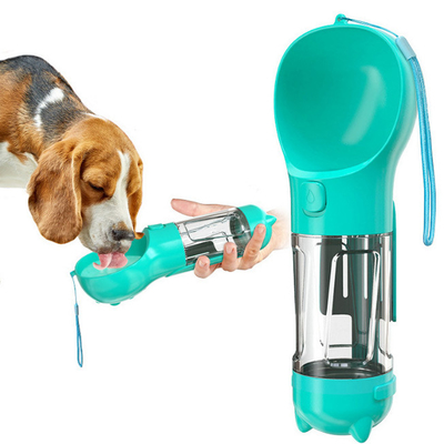 Distribuidor portátil da água do cachorrinho da prova do escape para os animais de estimação exteriores