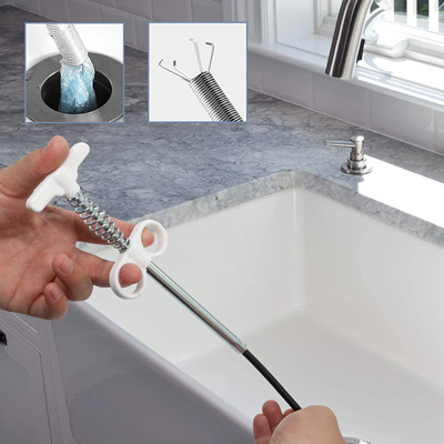 Grabber flexível Reacher do dissipador retrátil de aço inoxidável da casa com 4 garras