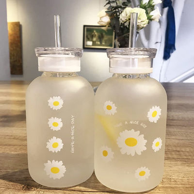 transparente portátil da escala de Juice Cute Water Bottle With do leite 480ml