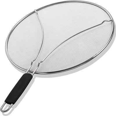 De aço inoxidável de prata chapinha a tela para fritar Pan Bulk Kitchen Supplies