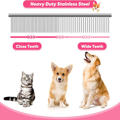 6 em tesouras de aço inoxidável Kit With Safety Round Tips de 1 preparação do cão