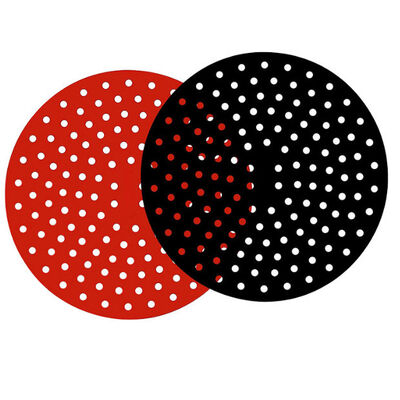 Frigideira quadrada reusável Mat Non Stick do ar do silicone 21cm