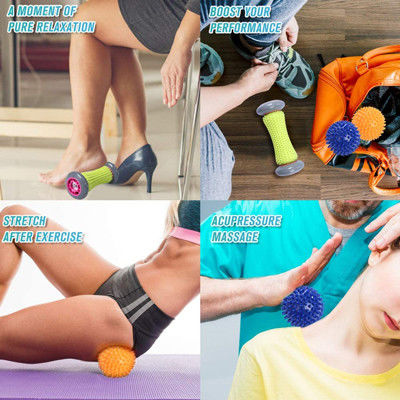 Bola plástica Multifunction da massagem do rolo do pé para eletrodomésticos do relevo