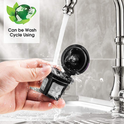 Filtros de café reutilizáveis ​​de ajuste universal de aço inoxidável ecológicos
