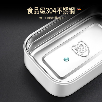 Bento box adulto multicolorido de grande capacidade para almoço
