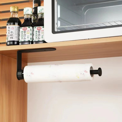 Porta lenços de aço inoxidável operável com uma mão para cozinha