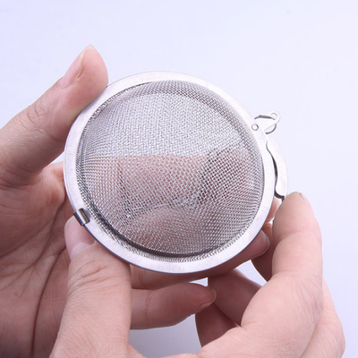 Coador de chá de aço inoxidável em forma de bola de 7 cm de grau alimentício