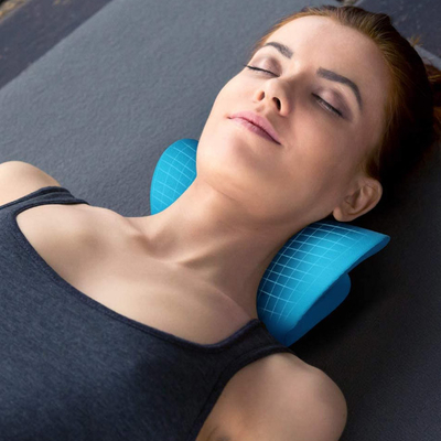 Dispositivo de Tração Cervical Relaxante para Pescoço e Ombro Almofada Quiropraxia