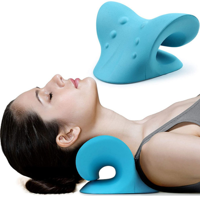 Dispositivo de Tração Cervical Relaxante para Pescoço e Ombro Almofada Quiropraxia