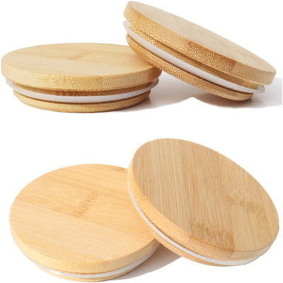 As 10 onças multicolorido gearam frascos da vela com o agregado familiar de bambu das tampas