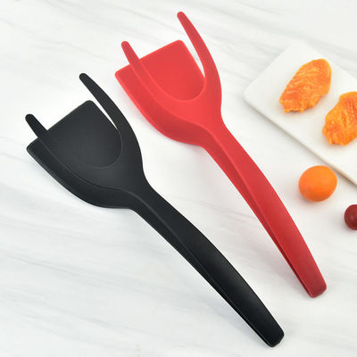 Assado 2 de Fried Egg Double Spatula Bread em 1 aperto Flip Tongs Pp Material