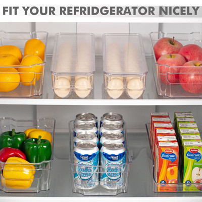 Recipiente do ovo do refrigerador da cozinha 14PCS com tampa e punho