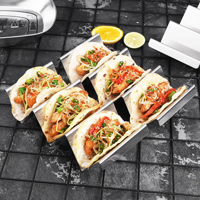 Os suportes de aço inoxidável do taco da tira aumentam fontes da cozinha