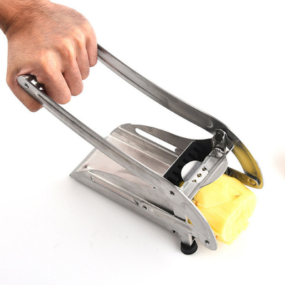 Cortador manual de aço inoxidável da batata da multi função com punho confortável
