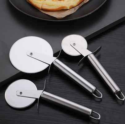 Ferramentas de cozimento da cozinha de aço inoxidável da faca da roda do cortador da pizza