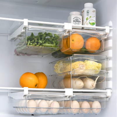 Armazenamento de Box For Food do organizador da gaveta do refrigerador do vegetal de fruto