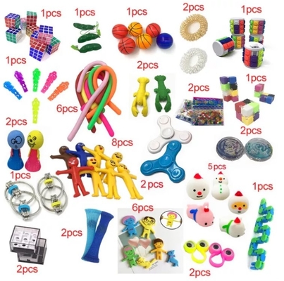 Os ornamento do Natal de Dia das Bruxas de 50 blocos remexem-se grupo sensorial dos brinquedos