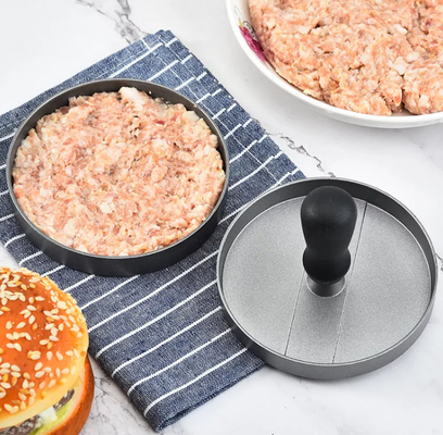A imprensa Patty Maker Mold Burger Making do Hamburger da Não-vara utiliza ferramentas a imprensa de alumínio quente da carne do Hamburger