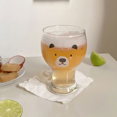 copos bebendo feitos sob encomenda bonitos de vidro do espaço livre 400ml-600ml para a cerveja