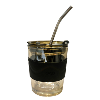 Os copos bebendo do costume de vidro simples de ISO14001 500ML agridem para o café do cappuccino