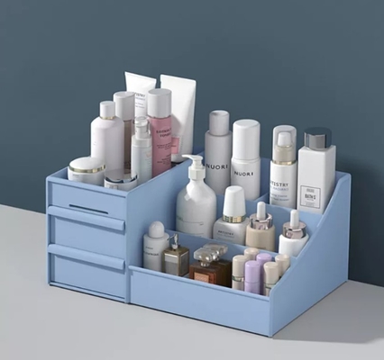 Armazenamento cosmético de Multilayer Box For do organizador Desktop plástico da composição
