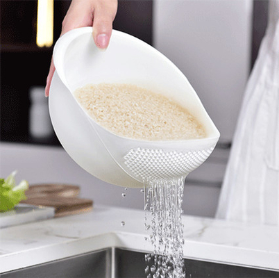 Peneira do arroz da cozinha do agregado familiar da cesta da lavagem do arroz da cesta do vegetal e de fruto