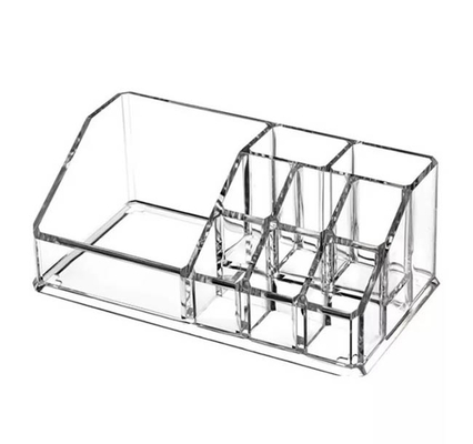 Organizador acrílico Box Lipstick Storage dos cosméticos da composição