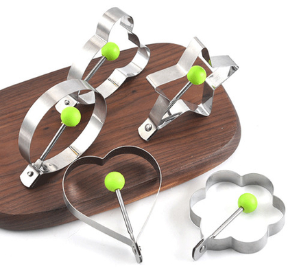 Fabricante de aço inoxidável do molde do formulário da panqueca de Fried Egg Rings Egg Shaper com punho