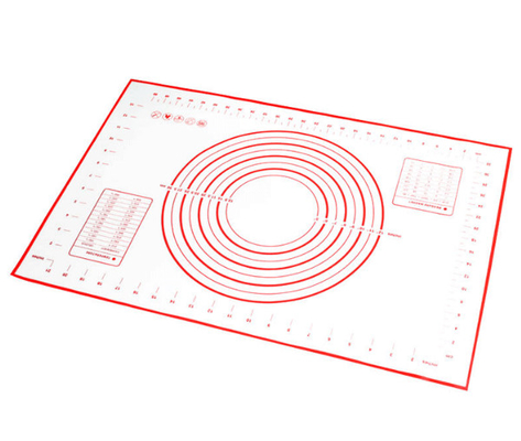 Pastelaria Mat Non Stick Baking Mats do silicone com a esteira do rolamento da massa das medidas