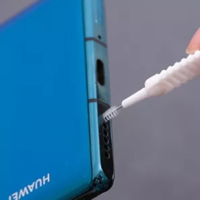 Punho plástico Mini Cleaning Brush do telefone do furo da tomada da cabeça de chuveiro dos eletrodomésticos