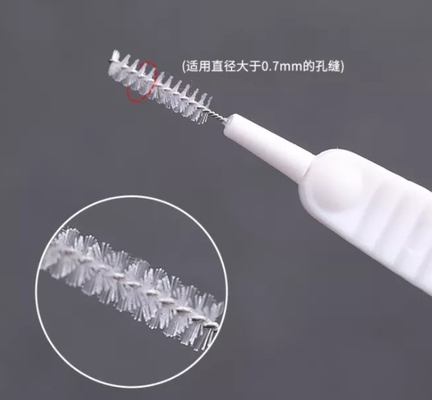 Punho plástico Mini Cleaning Brush do telefone do furo da tomada da cabeça de chuveiro dos eletrodomésticos