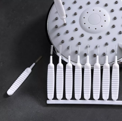 Punho plástico Mini Cleaning Brush do telefone do furo da tomada da cabeça de chuveiro dos eletrodomésticos