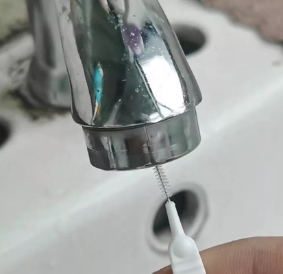Punho plástico Mini Cleaning Brush do telefone do furo da tomada da cabeça de chuveiro dos eletrodomésticos