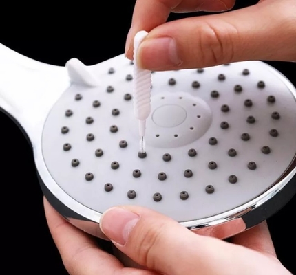 Punho plástico Mini Cleaning Brush do telefone do furo da tomada da cabeça de chuveiro dos eletrodomésticos