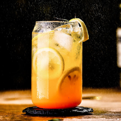 bebida feita sob encomenda transparente de Juice Glass Mug For Beer dos copos 500ml bebendo