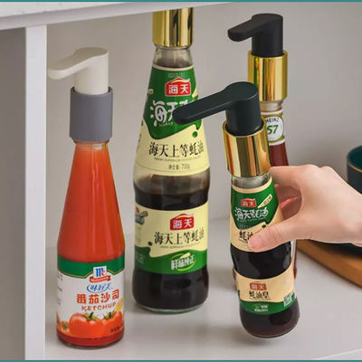 Bomba do distribuidor do molho da ostra da garrafa da imprensa da mão do aperto da Escape-prova das ferramentas da cozinha