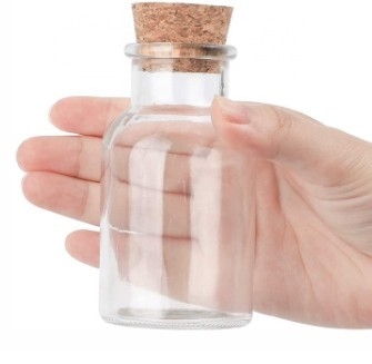 cozinha 5oz que tempera frascos vazios da especiaria com Cork Lids And Labels