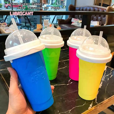 Palha lamacenta de Milkshake Bottle With da secadora de roupa do batido do curso do silicone