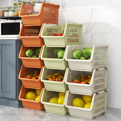 Organizador empilhável Basket Kitchen Supplies do vegetal de fruto da cavidade