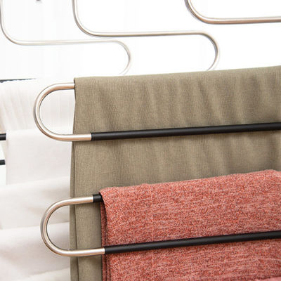 Produtos de aço inoxidável dos eletrodomésticos dos ganchos de roupa dos ganchos da calças da S-forma