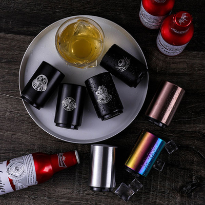 Fontes automáticas da cozinha do volume do abridor de garrafa da cerveja da barra de aço inoxidável do abridor