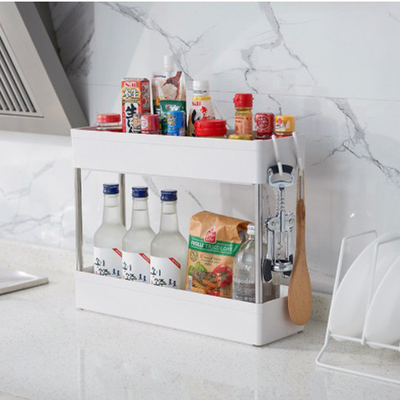 Cremalheira móvel Multilayer do trole do armazenamento para o banheiro do quarto da cozinha