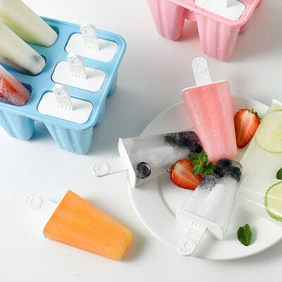 O picolé molda 6 partes o PNF do gelo que do silicone molda o fabricante livre do PNF do gelo de BPA